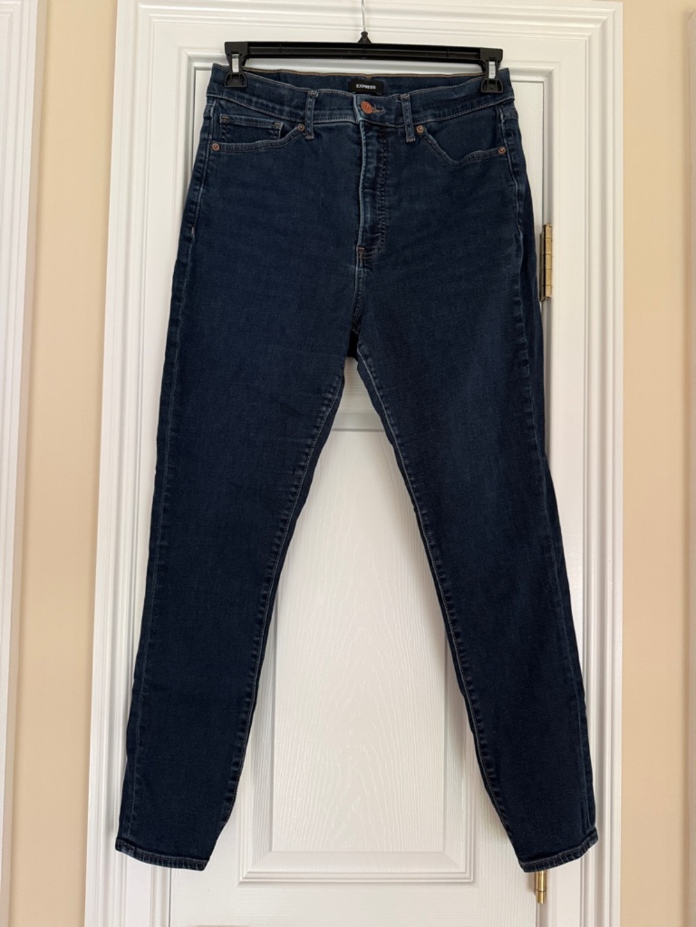 Express Dark Blue High-Rise Women’s Jeans